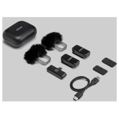 Køb RDE Micro Trdlst Mikrofonsystem - Trådløs Omni-directional i Sort | Professionel Lydkvalitet!