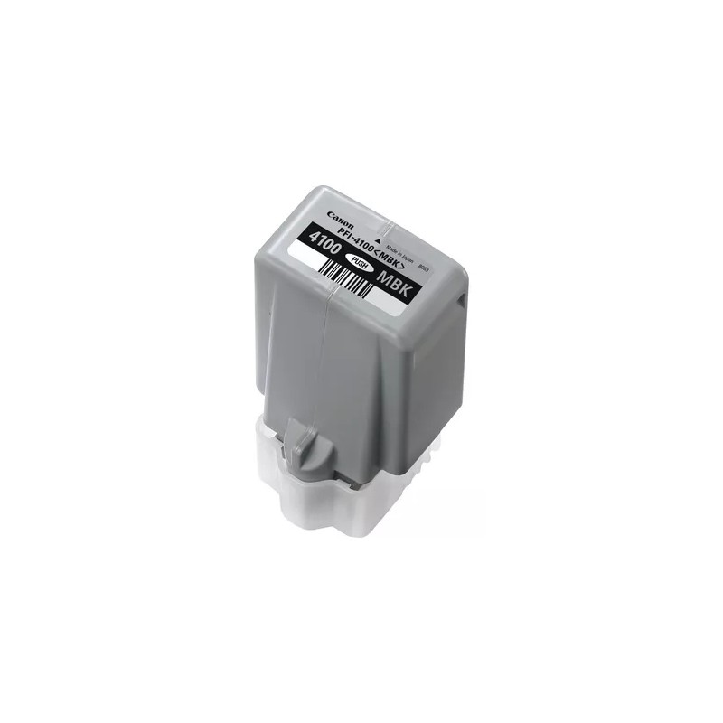 Canon PFI 4100 MBK Mat sort Blækbeholder Canon PFI 4100 MBK Mat sort Blækbeholder