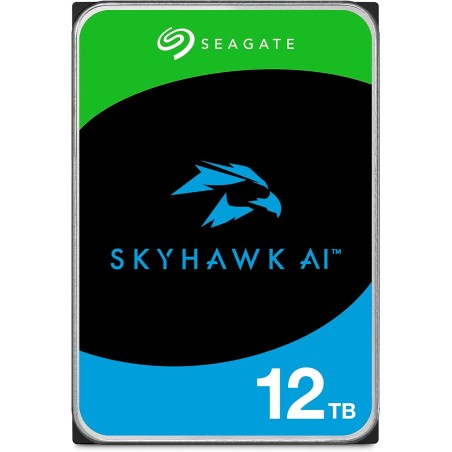 Seagate SkyHawk AI Harddisk 12TB - Optimeret Ydelse til Sikker Overvågning | ST12000VE003 35 Serial ATA-600