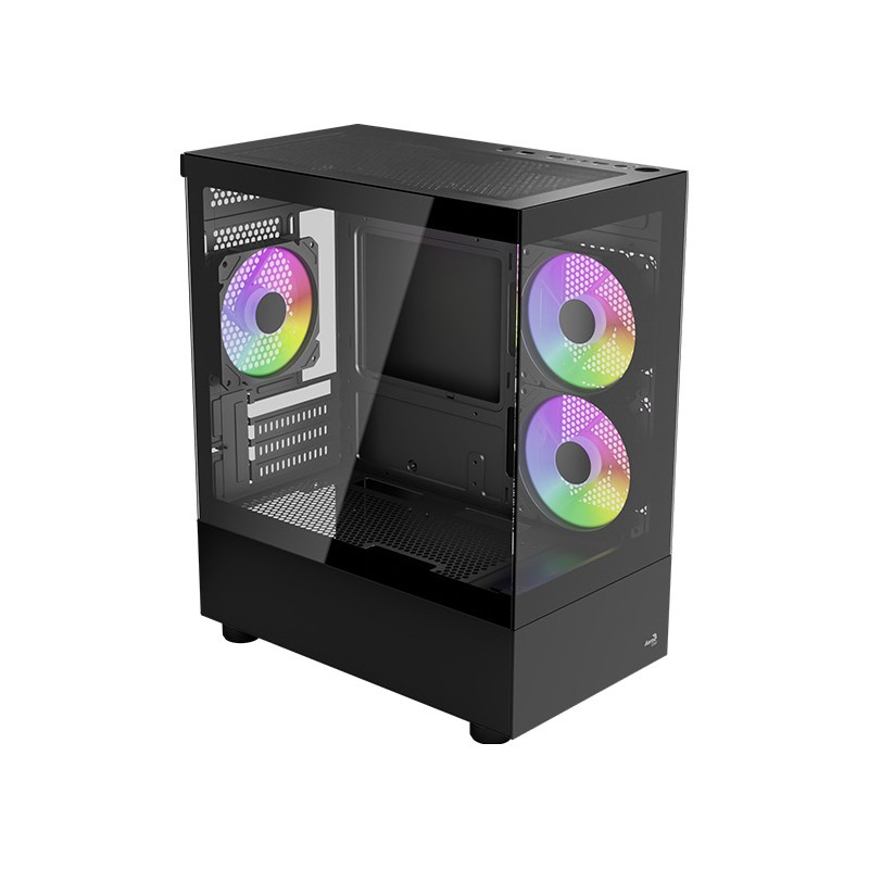AeroCool Viewport Mini Tårn Micro ATX Ingen strømforsyning Sort AeroCool Viewport Mini Tårn Micro ATX Ingen strømforsyning Sort