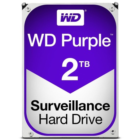 Western Digital WD Purple 2TB 24x7 HDD - Driftssikker overvågningslagring