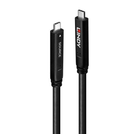 Lindy USB Kabel 10 M - USB 3.2 Gen 1 | Hurtig og Pålidelig Dataoverførsel, Varenummer: 43333