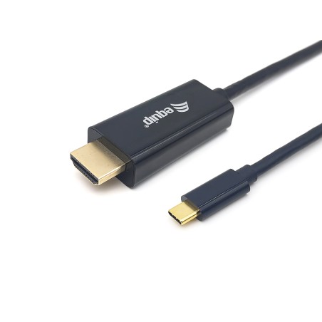 Køb Equip USB-C til HDMI Kabel MM - Højkvalitets Videooverførsel og Lynhurtig Forbindelse!