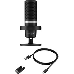 HP HyperX DuoCast Black - Kraftfuld USB Mikrofon til Professionel Lydoptagelse | Varenummer: 4P5E2AA