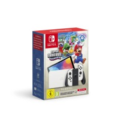 Nintendo Switch OLED - Spilkonsol - hvid - med Nintendo Switch Online 12-måneders medlemskab