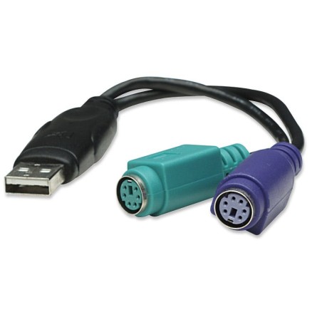 Manhattan USB-A til PS/2 Converter - Effektiv og Pålidelig Forbindelse til Dine Enheder - Varenummer 179027