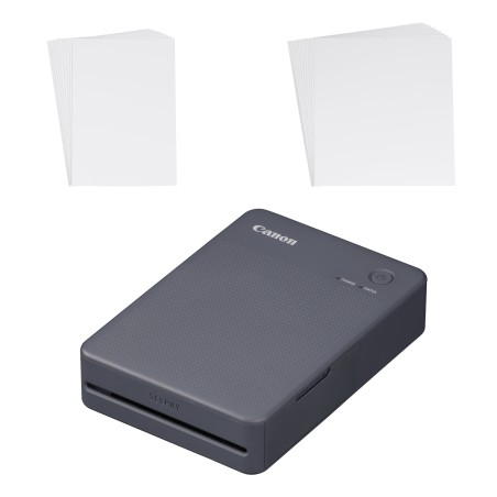 Canon SELPHY QX20 BK Fotoprinter – Farvesublimation med Wi-Fi, 287 x 287 dpi, Perfekte Fotos i Størrelse 28 x 33 72x85cm – Kvali