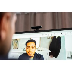 Sandberg Face-ID Webcam Mini - Skarp HD Kvalitet, Perfekt til Videomøder og Streaming - Varenr. 134-43