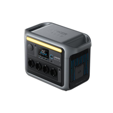 Anker SOLIX 1800W Transportabel Strømbank - Effektiv Energiløsning til Eventyr!