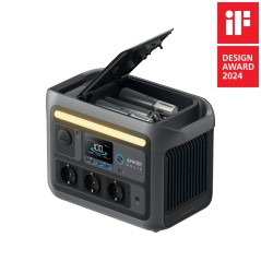 Anker SOLIX 1600W Transportabel Strømmestation - Kraftfuld Energiløsning til Uanset Eventyr!