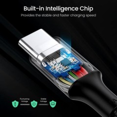 Ugreen USB Type-C Kabel 183m Sort - Høj Kvalitet & Hurtig Opladning 6957303874293