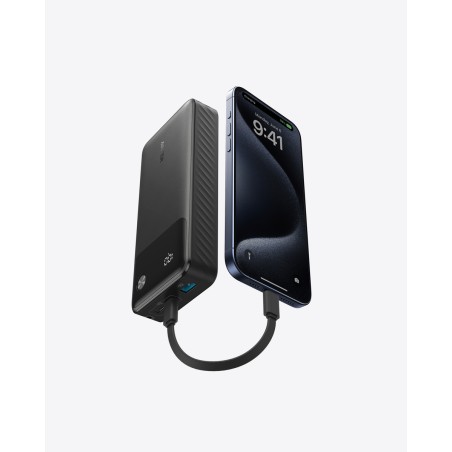 Anker A1384G11 Powerbank 20000 mAh Sort - Kraftfuld og Pålidelig Oplader til Din Smartphone!