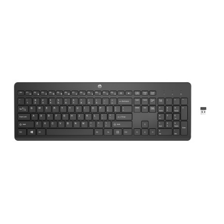 HP 230 Wireless Keyboard Black - Trådløs Tastatur med Komfort og Stil | Varenummer: 3L1E7AA#ABF