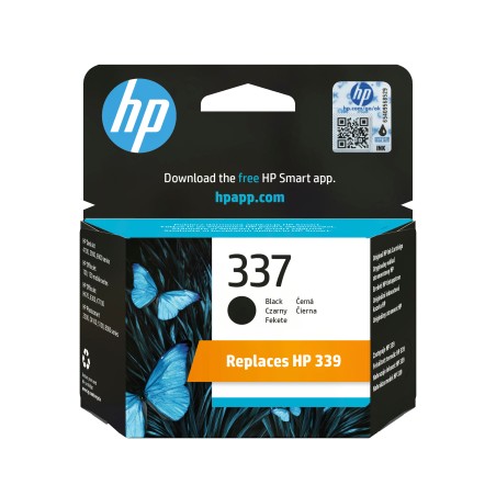 HP 337 Sort Blækpatron - 420 Sider - C9364EE | Holdbar Kvalitet til Dine Udskrifter!