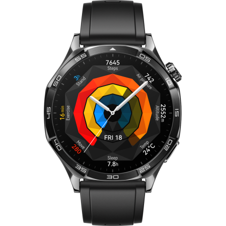 Huawei Watch GT 5 46 mm Sort Smart Ur - Stilfuldt Design, Avancerede Funktioner og Lang Batterilevetid