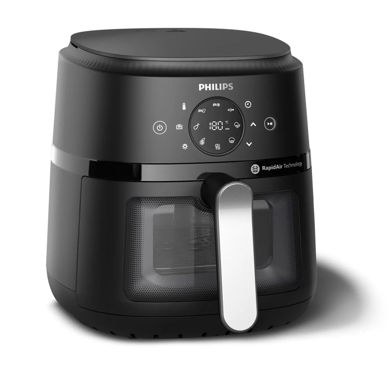 Philips 2000 Series NA221 Airfryer 1.5kW Sort/ sølv