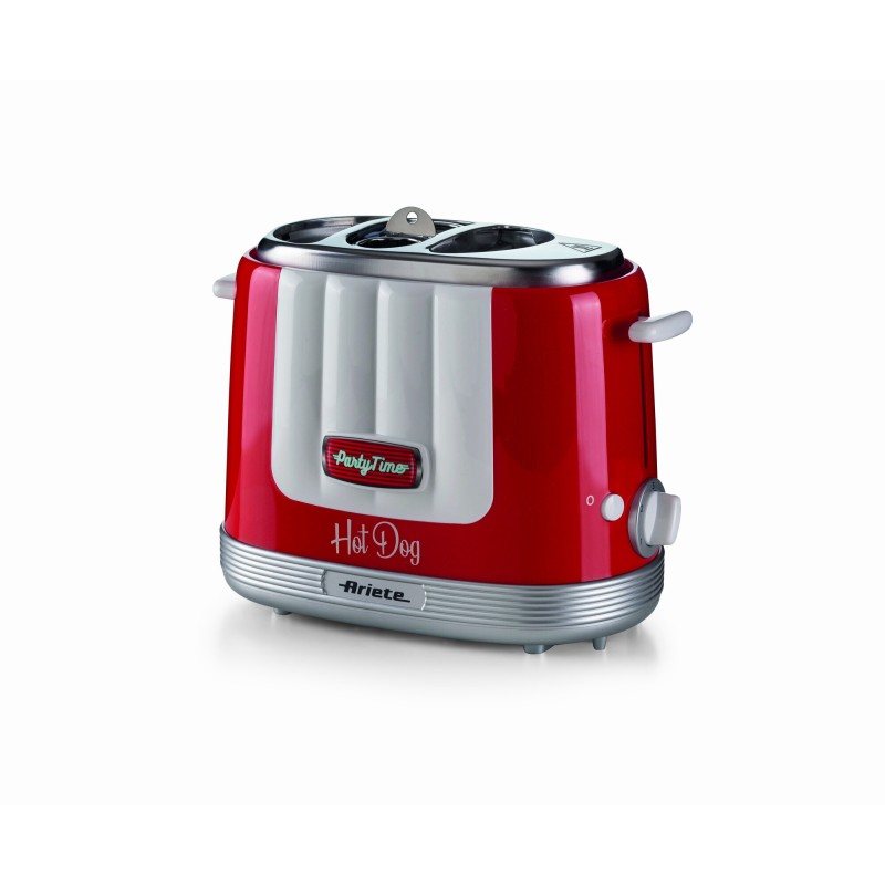 Ariete Party Time 0206 Hotdog-maskine 650W Rød Ariete Party Time 0206 Hotdog-maskine 650W Rød