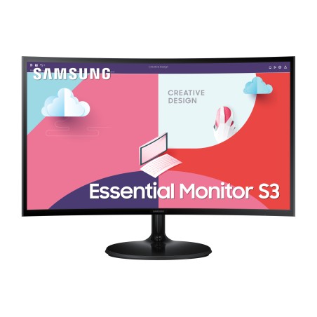 Samsung LED Display 61 cm (24") 1920 - Skarp Billedeoplevelse & Slank Design - LS24C360EAUXEN