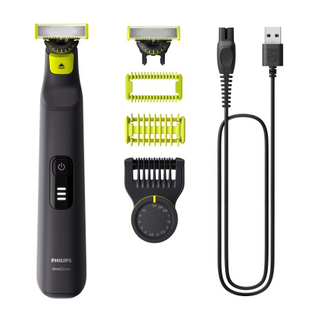 Philips OneBlade Pro 360 QP654215 Trimmer Sort - Få præcise og glatte resultater med stil!