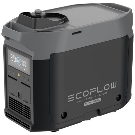 EcoFlow Smart Dual Fuel Udendørs Generator - Sort Gr. | Effektiv, Bærbar & Miljøvenlig Strøm Løsning!
