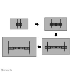 Neomounts WL35S-950BL19 Tiltable Wall - Optimal Vægmontering til Enestående Seeroplevelser!