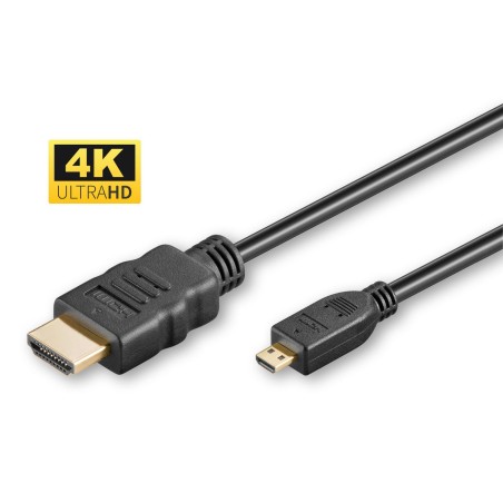 Køb MicroConnect HDMI A-D Kabel 2m - HDM19192V1.4D | Høj Kvalitet & Optimal Ydelse