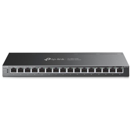 Omada 16-Port Gigabit Desktop Switch - Hurtig, Pålidelig & Effektiv Netværksløsning (TL-SG116P)