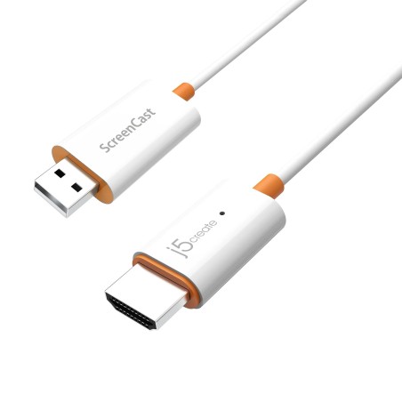 j5create Screencast HDMI Wireless - Trådløs Skærmdeling i HD Kvalitet - JVAW56-NT