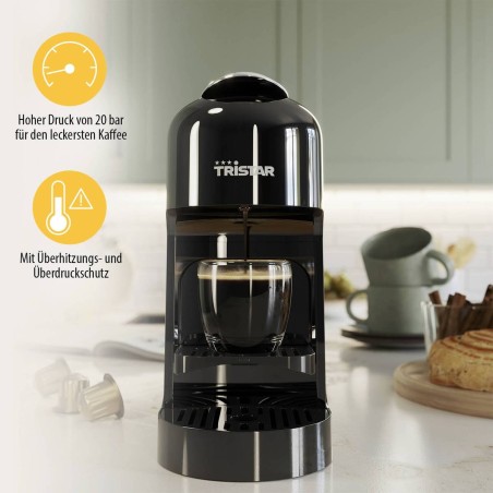 Tristar CM-2300 Kapsel Kaffemaskine - Nyd Aromatisk Kaffe Hjemme med Let Betjening!