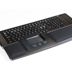 Mousetrapper Prime Black Wireless Bluetooth - Ergonomisk Mus til Optimal Komfort og Effektivitet | MT123
