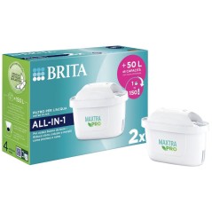 Brita MAXTRA PRO All-in-1 Kande vandfilter 2. stk Hvid