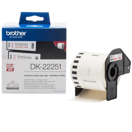 Køb Brother DK-22251 Continuous Paper - Kvalitets Etiketter til Professionel Bruger!