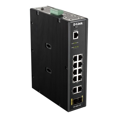 D-Link 12 Port L2 Industrial Smart - Effektiv Netværksløsning til Professionelt Brug | DIS-200G-12S