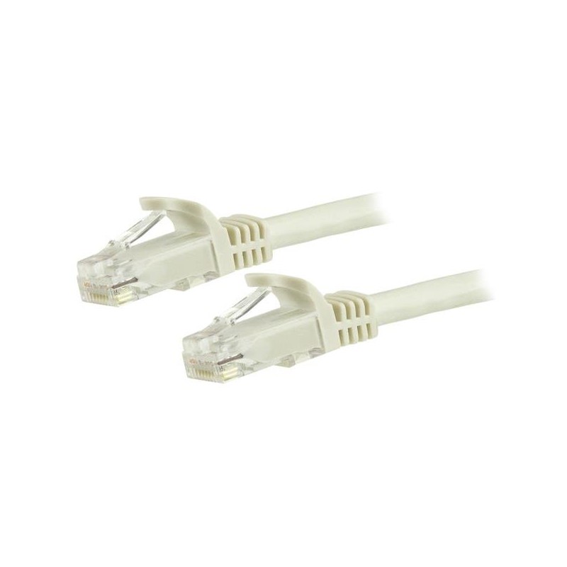 StarTech.com 5M WHITE CAT6 PATCH CABLE StarTech.com 5M WHITE CAT6 PATCH CABLE