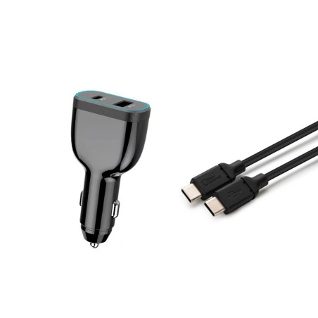 CoreParts USB-C Biloplader til Laptop - Hurtig, Effektiv og Praktisk Løsning til Kørsel