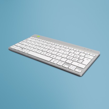 Køb R-Go Compact Break Keyboard - Ergonomisk Tastatur til Optimal Arbejdskomfort | RGOCOCHWLWHT