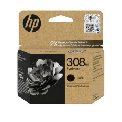 HP 308e EvoMore Sort 320 sider Blæk