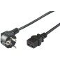 MicroConnect Power Cord CEE 7/7 - C19 1m