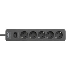APC Surge Protector Black 5 Ac