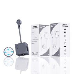 MicroConnect Power Cube, 3 Schuko outlets