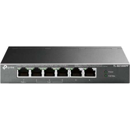 TP-Link TL-SG1006P 6-Port Gigabit Desktop Switch - Hurtig, Pålidelig og Effektiv Netværksløsning