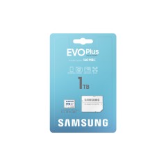 Samsung EVO Plus 1TB microSDXC UHS-I - Hurtig 160MB/s hukommelse til alle enheder!