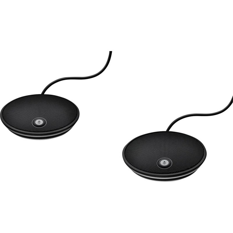Logitech GROUP Expansion Microphones Only Mikrofonsæt Kablet Sort Logitech GROUP Expansion Microphones Only Mikrofonsæt Kablet Sort