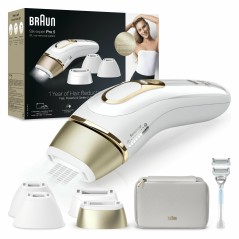 Braun Silk-expert Pro PL5356 Hårfjernelses-system i Guld/Hvid - Effektiv, Skånsom og Hurtig Hårfjerning!