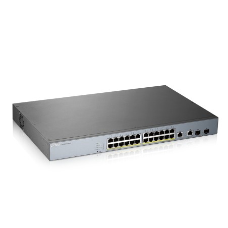 Zyxel GS1350-26HP - 26 Port Managed Switch med PoE - Effektiv Netværksløsning til Professionelle Miljøer