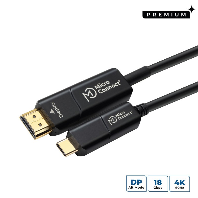 MicroConnect Premium USB-C HDMI fiber MicroConnect Premium USB-C HDMI fiber