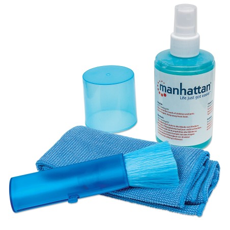 Manhattan LCD Cleaning Kit - Effektiv Rengøring til Skærme og Elektronik | Varenummer: 421027