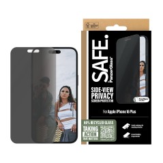 SAFE. Privacy by PanzerGlass Apple iPhone 16 Plus, 15 Plus | Ultra-Wide Fit