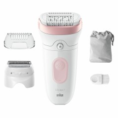 Braun Silk-epil 7 SE7-030 Hårfjernelses-system Lyserød