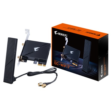 Gigabyte GC-WIFI 7 5800 Mbit/s Netværksadapter PCI Express x1 - Hurtig, Stabil og Pålidelig WiFi Løsning!
